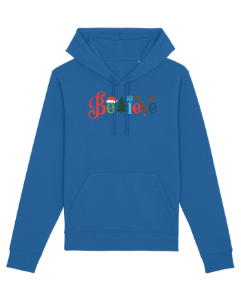 Believe Xmas Tree Royal Blue