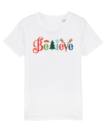 Believe Xmas Tree Tricou mânecă scurtă  Copii Mini Creator
