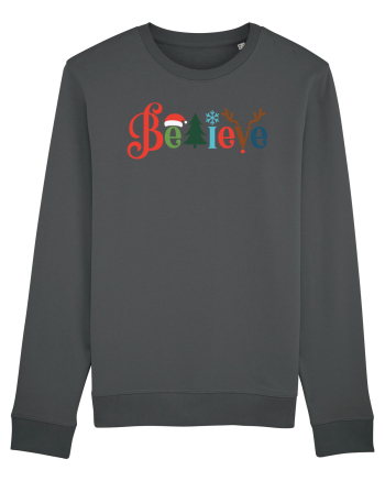 Believe Xmas Tree Anthracite