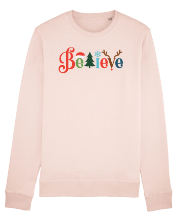 Believe Xmas Tree Candy Pink