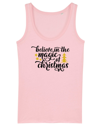 Believe in the magic of Xmas Cotton Pink