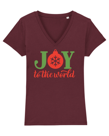 Joy to the World Burgundy