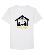 O Holy Night Tricou mânecă scurtă guler larg Bărbat Skater