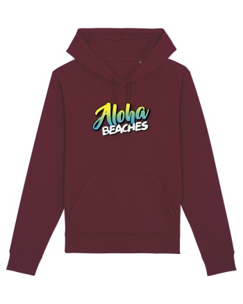 Aloha Beaches Burgundy