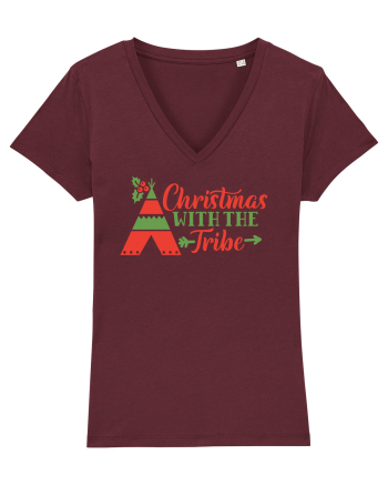 Christmas with the Tribe Burgundy