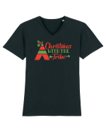 Christmas with the Tribe Tricou mânecă scurtă guler V Bărbat Presenter