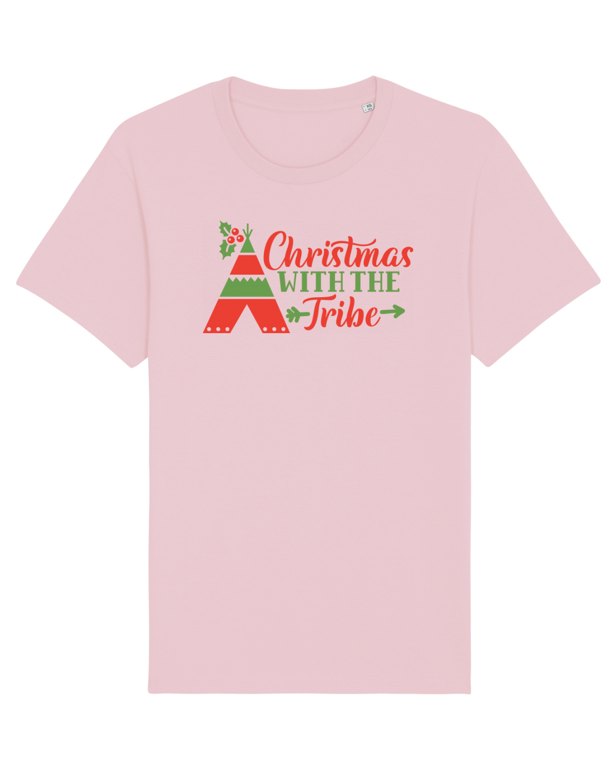 Tricou mânecă scurtă Unisex Rocker Cotton Pink