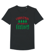 Christmas is a feeling Tricou mânecă scurtă guler larg Bărbat Skater