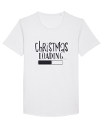 Christmas Loading Tricou mânecă scurtă guler larg Bărbat Skater