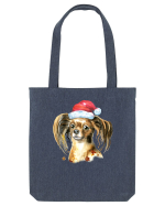Cute Dog Santa Hat Sacoșă textilă