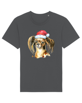 Cute Dog Santa Hat Anthracite