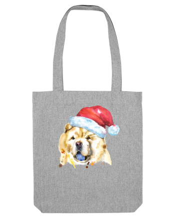 Chow Chow Santa Heather Grey