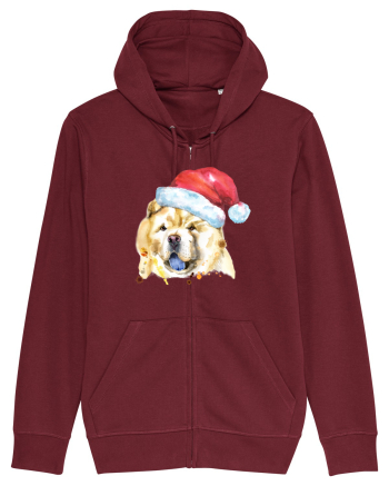 Chow Chow Santa Burgundy