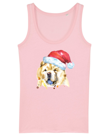 Chow Chow Santa Cotton Pink