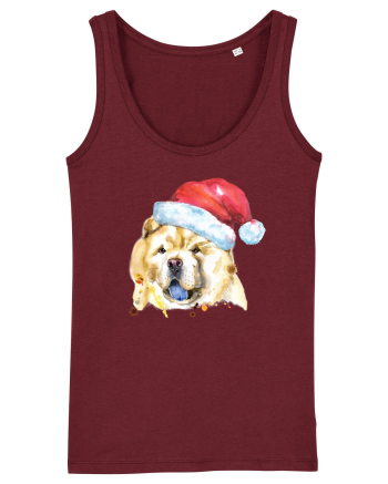 Chow Chow Santa Burgundy