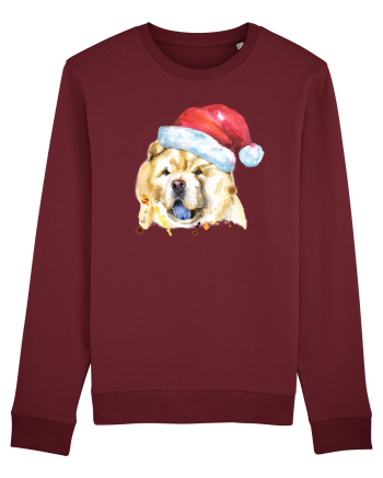 Chow Chow Santa Burgundy