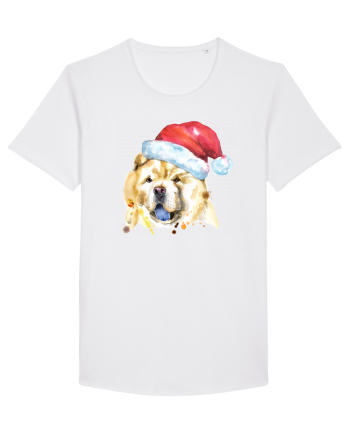 Chow Chow Santa White