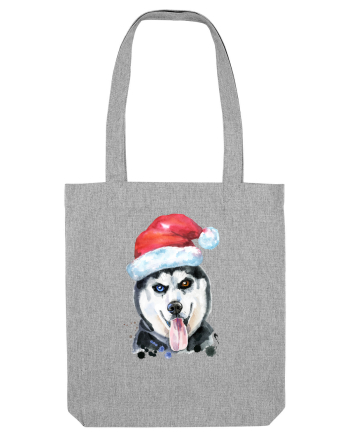 Husky Santa Hat Heather Grey