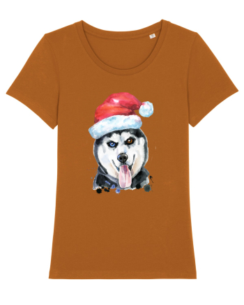 Husky Santa Hat Roasted Orange