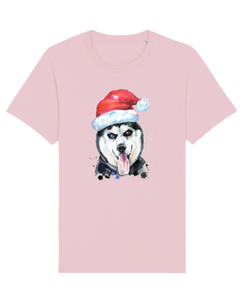 Husky Santa Hat Cotton Pink