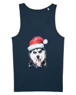 Husky Santa Hat Maiou Bărbat Runs