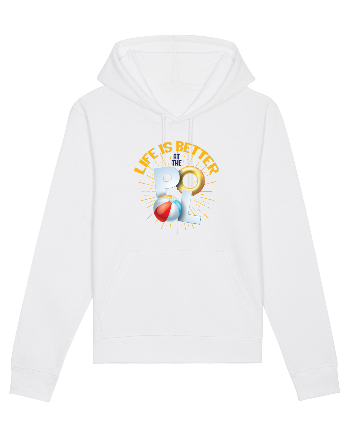Hanorac Unisex Drummer White