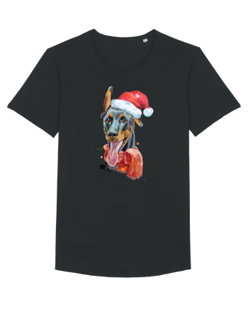 Doberman Santa Hat Black