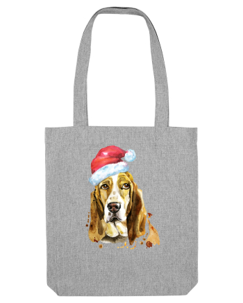 Droopy Dog Santa Hat Heather Grey