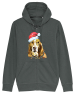 Droopy Dog Santa Hat Hanorac cu fermoar Unisex Connector