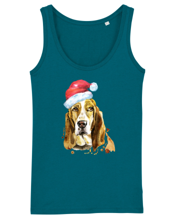 Droopy Dog Santa Hat Ocean Depth