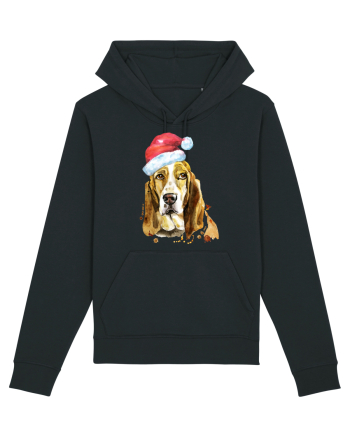 Droopy Dog Santa Hat Black