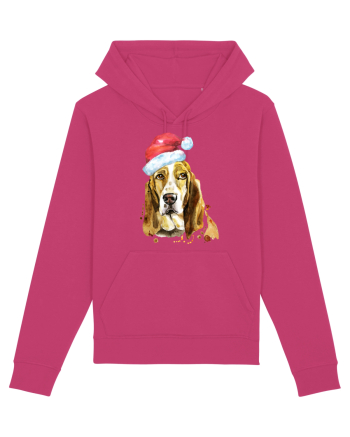 Droopy Dog Santa Hat Raspberry
