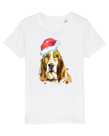 Droopy Dog Santa Hat White