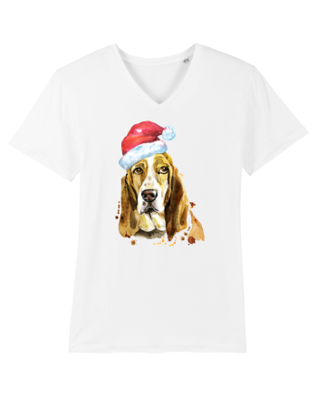 Droopy Dog Santa Hat White