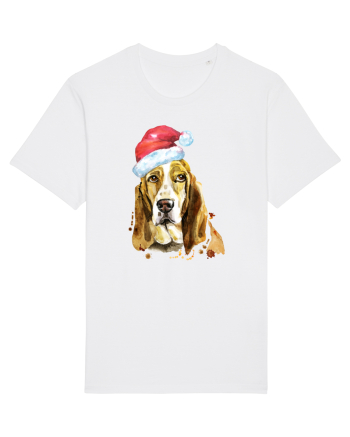 Droopy Dog Santa Hat White