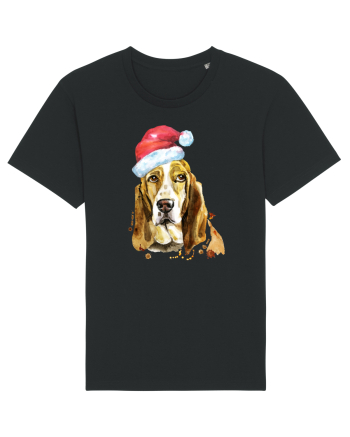 Droopy Dog Santa Hat Black