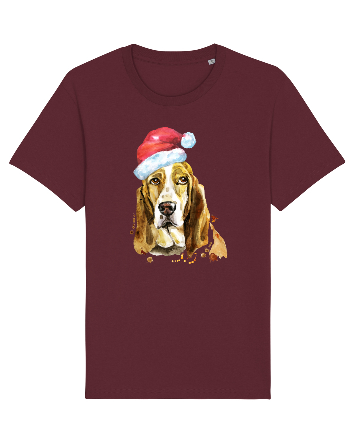Tricou mânecă scurtă Unisex Rocker Burgundy