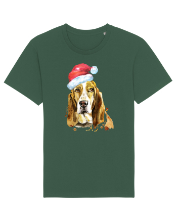 Droopy Dog Santa Hat Bottle Green
