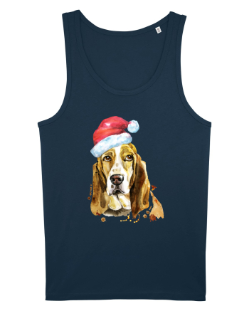 Droopy Dog Santa Hat Navy