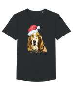 Droopy Dog Santa Hat Tricou mânecă scurtă guler larg Bărbat Skater
