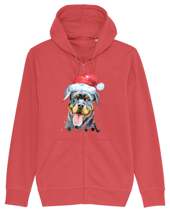 Rottweiler Santa Hat Carmine Red