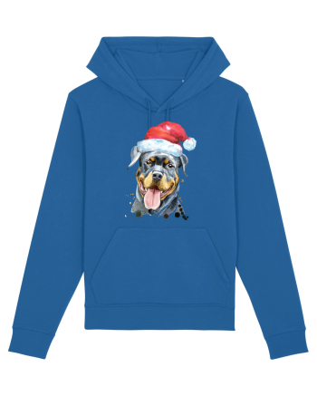 Rottweiler Santa Hat Royal Blue
