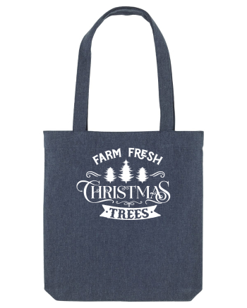 Farm Fresh Trees White Midnight Blue