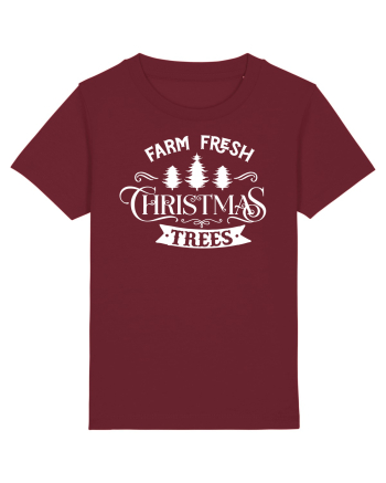 Farm Fresh Trees White Burgundy