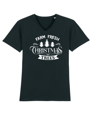 Farm Fresh Trees White Black