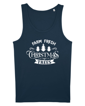 Farm Fresh Trees White Navy