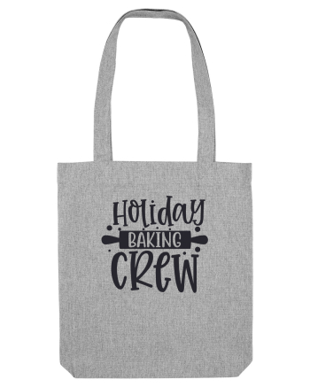 Holiday Baking Crew Black Heather Grey