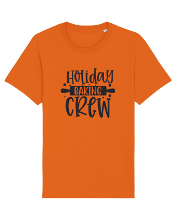 Holiday Baking Crew Black Bright Orange