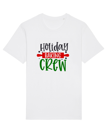 Holiday Baking Crew Colored White