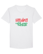 Holiday Cheer Tricou mânecă scurtă guler larg Bărbat Skater